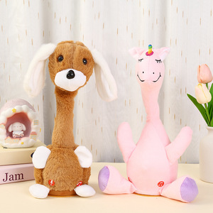 Peluche Electrónico de <span class=keywords><strong>TikTok</strong></span>, <span class=keywords><strong>Perro</strong></span> Mágico de Orejas Largas, Juguete Multifuncional de 31cm-50cm, Unisex, Regalo Navideño - Product Image 4
