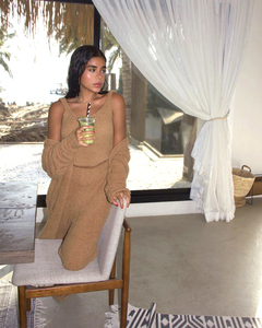 Ready to Ship Set Three Piece Suits <strong>Womens</strong> Faux Fur <strong>Fluffy</strong> Sleepwear Warm Pajamas <strong>Onesie</strong> Home Dress - Product Image 3