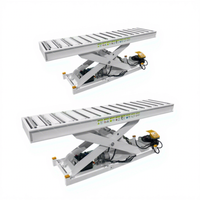 Prix raisonnable 3 tonnes de tables élévatrices hydrauliques avec la surface actionnée de rouleau OEM avec le certificat de la CE