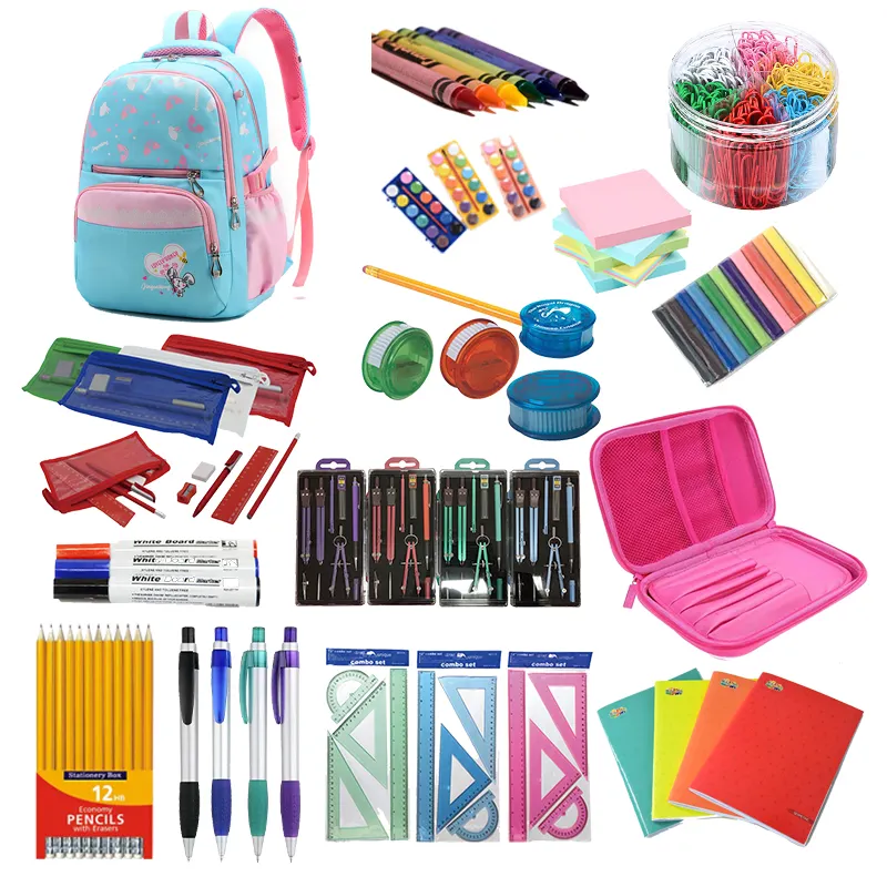 Back To School Essentials Schul bedarf Kit Tolles Bundle Hochwertiges Briefpapier-Set