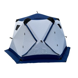 Lớn hexangular Ice câu cá nơi trú ẩn Oxford di động Ice shanty lều cho 5-6 người Ice nơi trú ẩn với có thể nhìn thấy thông gió Windows - Product Image 3