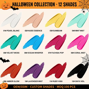 Peinture liquide pour le visage et le corps, 12 couleurs, fond de teint, Halloween, <span class=keywords><strong>cosplay</strong></span>, SFX, maquillage de scène, clown, fini mat, imperméable, 16H, étiquette privée personnalisée - Product Image 2