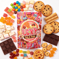 Sacs en Mylar personnalisés imprimés, refermables, anti-odeur, de qualité alimentaire, pour biscuits, bonbons, chocolat, gâteaux