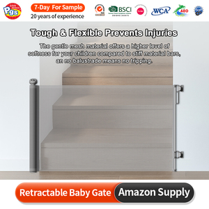 Parc pour bébé Prodigy SG025 avec barrière de sécurité rétractable longue, protection murale, barrières d'<span class=keywords><strong>escalier</strong></span> - pour enfants et bébés - Product Image 2