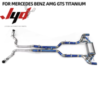 Tuyau d'échappement en titane de qualité supérieure avec soupape haute performance pour Benz AMG GT GTS GTC avec système d'échappement à soupape de silencieux