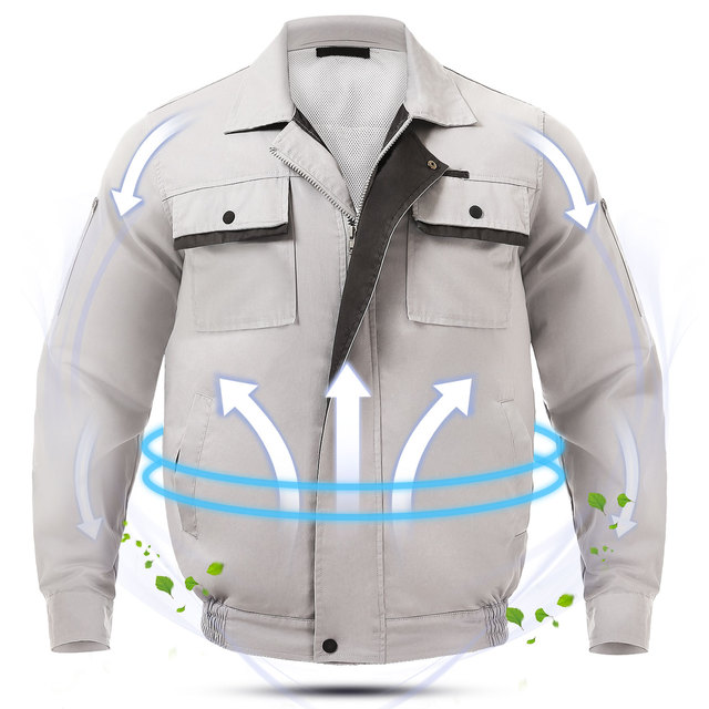 Unisex Available Medium Fan Cooling Jacket With Pressure-controlled Cooling Structure
