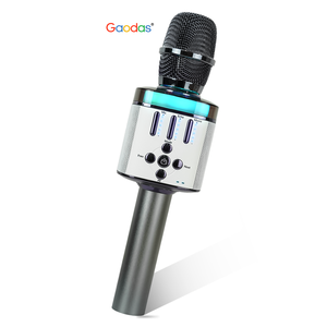 Portable RGB Light BT 5W <b>Wireless</b> <b>Microphone</b> Speaker Handheld for Music Player Singing KTV Party - Product Image 1