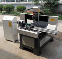 Routeur CNC multifonctionnel en gros 6090 5 axes pour les industries de détail avec transmission à crémaillère et pignon