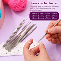 Kit de Crochet DIY & Ensemble d'Outils de Tricot pour Débutants - Sac de Voyage Portable avec Fonctionnalités Adhésives Invisibles pour Broderie et Couture