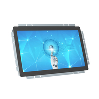 Écran tactile PCAP avec interface HD DP, boîtier métallique, cadre ouvert, 23,6, 23,8, 24 pouces, compatible avec les gants médicaux
