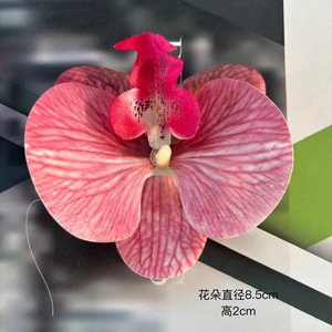 Flores Artificiales Pingping, Cabeza de Orquídea Phalaenopsis, Flor de Seda Impresa en 3D, Decoración para Bodas - Product Image 4