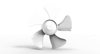 Ventilateur d'extraction extérieur automatique APB30-S1 1200m/h avec roulement à billes électrique en plastique pour la purification des odeurs domestiques