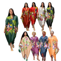 Vestido femenino informal de verano con estampado Vintage, caftán elegante para mujer, estilo bohemio, 2022