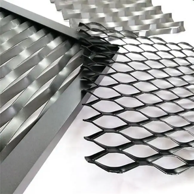 Aço inoxidável expandido Metal alumínio Mesh/baixo carbono