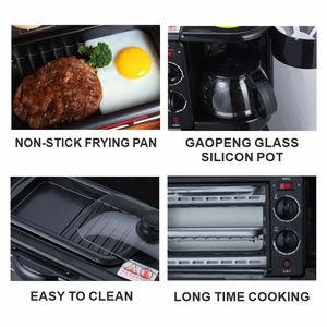 Vente Directe d'Usine en Stock Station de Petit-Déjeuner 3 en 1 avec <span class=keywords><strong>Four</strong></span> et Cafetière Machine à Petit-Déjeuner Domestique 3-en-1 - Product Image 4