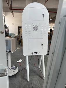 45/32 дюймов круглый красный светодиодный ковер волшебное зеркало фотобудка и фотобудка совместим с камерами видеобудка - Product Image 5