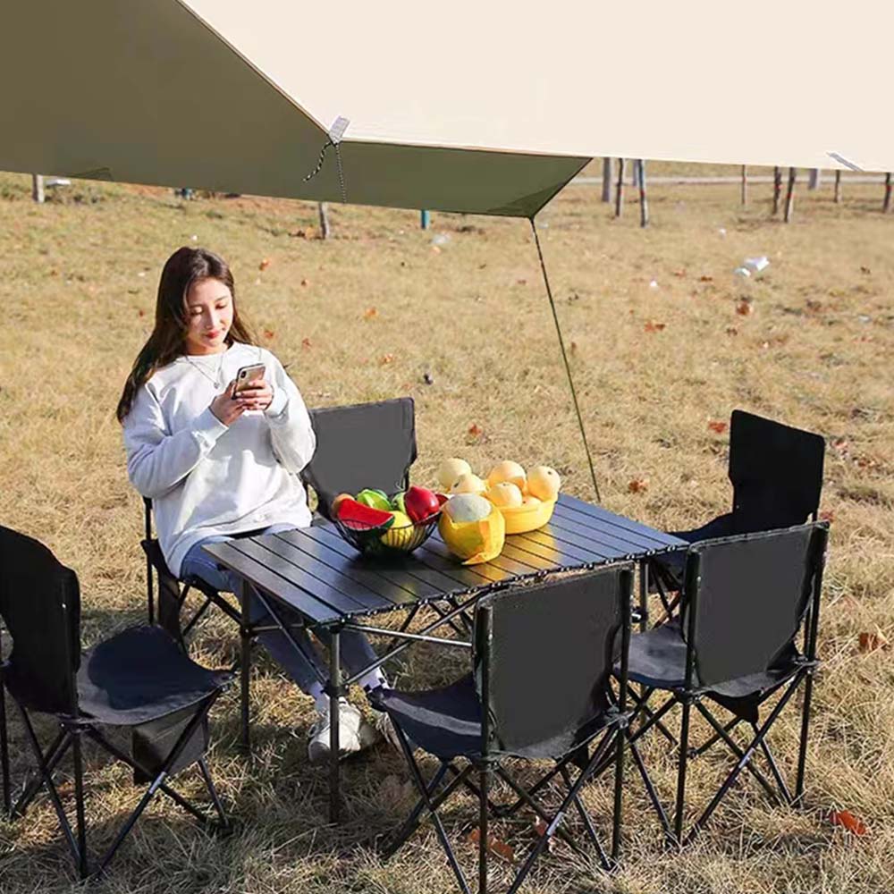 Portable Folding Table Indoor Outdoor Picnic Dining Table Barbecue Portable Camping Picnic Outdoor Folding Table