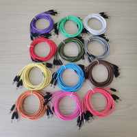 Câble audio Eurorack PVC coloré 3,5 mm TS vers TS mono pour synthétiseur modulaire, moniteur et haut-parleur