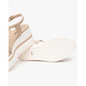 Sandalo con Zeppa da Donna Nero Giardini Beige E513512D Stile Platform - Product Image 5