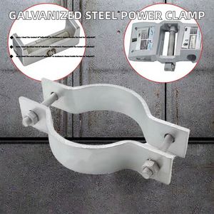 Sıcak Daldırma Galvanizli Çelik Varil Donanım Kelepçeleri Güneş Enerjisi Direkleri için 140-160mm Çap 22mm Bant Genişliği Model 012 Hebei - Product Image 4