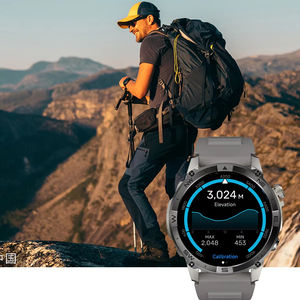 HK08 montre intelligente pour hommes GPS 1.43 AMOLED affichage IP68 montre étanche Modes de sport geste piste de contrôle Intelligent - Product Image 1