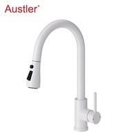 trou tasse rondelle mat noir en acier inoxydable retirer pulvérisateur évier robinet de cuisine avec verre rinceur