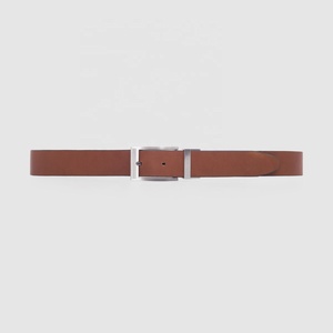 Cinturón de cuero Premium de lujo minimalista para hombre para vestirse informal todos los días 3cm de ancho 110-130cm de longitud Hebilla de acero OEM disponible - Product Image 2