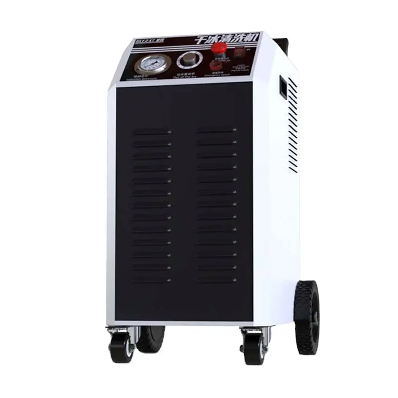 Endüstriyel kuru buz makinesi kireç çözücü makinesi dryice Co2 kumlama araba temizleme makinesi