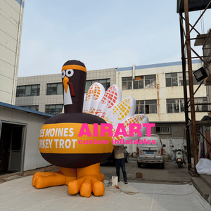 Gigantesco Tacchino Gonfiabile Alto 4,5m - Decorazione per il Ringraziamento e Palloncini a Forma di Tacchino - Product Image 3