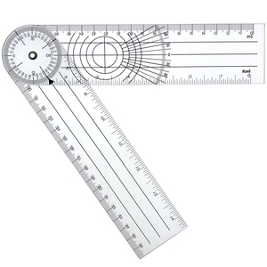 OKYN231107-79 360 °   Règle d'angle de la colonne vertébrale 0-140 mm, inclinomètre, rapporteur, outil de mesure d'angle - Product Image 1