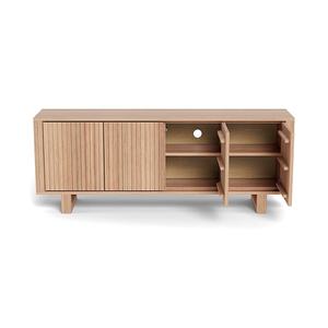 Mueble de <span class=keywords><strong>TV</strong></span> Moderno y Sencillo de Madera AJUNION, Centro de Entretenimiento para Sala de Estar, Apartamento, Mesa de <span class=keywords><strong>TV</strong></span>, Consola Multimedia, Mueble para <span class=keywords><strong>TV</strong></span> con Almacenamiento - Product Image 4