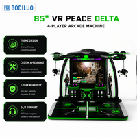 Simulateur de tir VR pour 4 joueurs, machine de jeu d'arcade pour parc d'attractions intérieur, équipement de tir à la réalité virtuelle