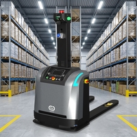 Chariot élévateur AGV pour entrepôt de 1500 kg, manutention de matériaux, allée étroite, chariot à palettes laser SLAM CBD16