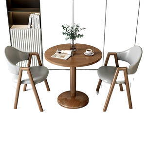 Z % Simple moderne décontracté meubles de maison petit appartement réception négociation Table chaise ensemble pour lait thé café salle à manger - Product Image 5