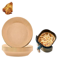 Papier parchemin antiadhésif anti-graisse imperméable résistant aux hautes températures pour friteuse à air pour pain lait alimentaire enduit industriel