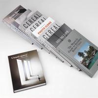 Buku simulasi fesyen sederhana dekorasi meja kopi rak buku majalah Inggris cangkang keras alat peraga fotografi buku