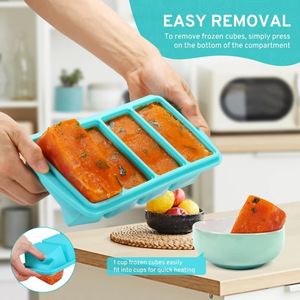 Moule à glaçons en silicone de qualité alimentaire avec couvercle, bac à glaçons et boîte de rangement pour whisky et boissons – Vente en gros - Product Image 2