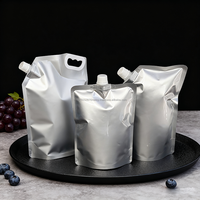 Emballage de pochette sur support de liquide personnalisé 500ml 1L 3L 5L Distributeur d'eau de vin Bec de jus de boisson d'orange pour recharge d'huile de jus d'orange