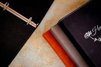 Fabricant Flexible Lay Flat PU Leather Cover Sujet Portfolio Document File Folder Planner Rechargeable 3 Ring Binder