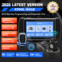 2025 XTOOL IK618 herramienta de diagnóstico todo en uno J2534 lector de código Pin de llave de coche máquina de programación de llave automática para todos los lectores de código de coches