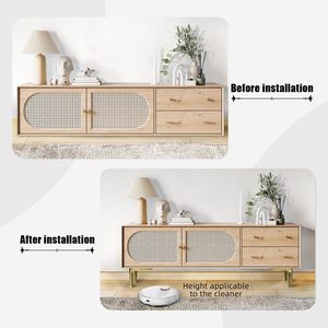 Pieds <span class=keywords><strong>de</strong></span> table élégants en métal doré brossé sans soudure, modernes, coniques <span class=keywords><strong>de</strong></span> 6 pouces, robustes, pour canapé et armoire - Product Image 4