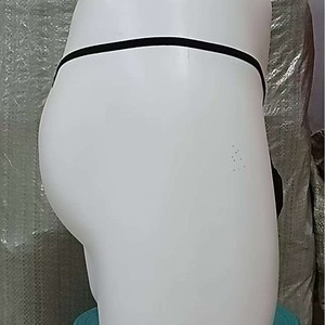 Sous-vêtements sexy pour hommes, string noir taille basse, couleur unie, fibre de polyester, tentation, vêtements de fitness - Product Image 3