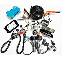 Moteur central QSMOTOR QS165 V2 5000W 72V 35H PMSM avec pignon 428 14T Fardriver ND72680 pour kit de conversion Surron Light Bee