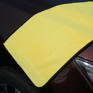 Microfiber Car Wash Towel 25x25cm 400gsm Double Sided <b>Absorbent</b> Cleaning <b>Cloth</b> For Auto Interior Exterior Use - Product Image 3