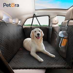 Funda Protectora para Asiento Trasero de Coche para Perros, Personalizada, de Oxford, con Base Rígida, Ventana de Malla, Antiarañazos e Impermeable - Product Image 4