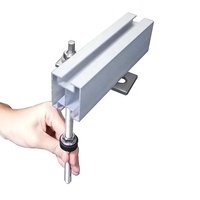 Vis de fixation solaire pour toiture en acier inoxydable SUS304 à double filetage avec rondelle d'étanchéité pour kit d'installation PV sur toiture métallique/à tuiles