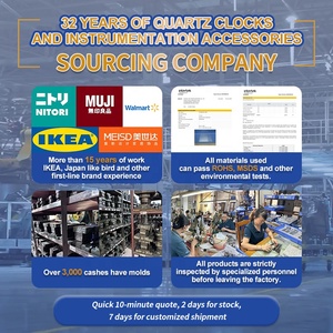 Hong QIAN nhà máy trực tiếp tự làm đồng hồ báo thức phụ kiện thạch anh quay số không khung sơn pin-Powered Đồng hồ tay trang trí đồng hồ - Product Image 3