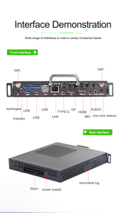 <span class=keywords><strong>Computer</strong></span> integrato all'ingrosso: Intel 4th Gen <span class=keywords><strong>I7</strong></span> <span class=keywords><strong>CPU</strong></span>, Windows 10 Pro, Mini PC per Smart Board - Product Image 5
