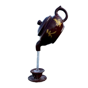 Nước chảy cảnh quan ấm trà điêu khắc, Voi sợi thủy tinh ấm trà điêu khắc, nước Tính năng bầu trời ấm trà điêu khắc trang trí - Product Image 6