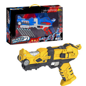 MJ TOYS Robot eléctrico Deformación Escopeta suave Pistola automática de balas suaves juguetes con 6 balas para niños - Product Image 3